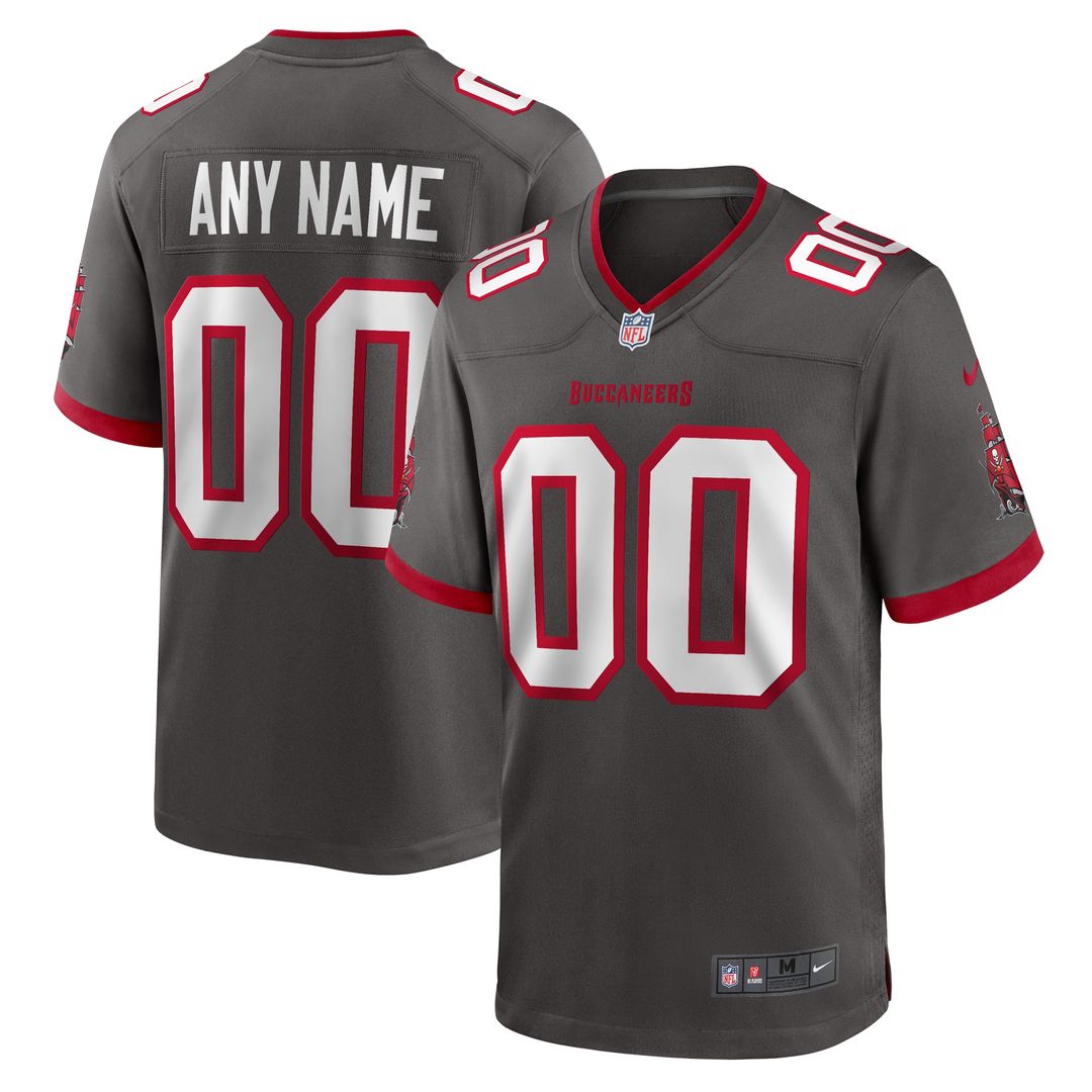 Men's Nike White Tampa Bay Buccaneers White Custom Game Jersey Official NFL Team Apparel Football Fan Gear