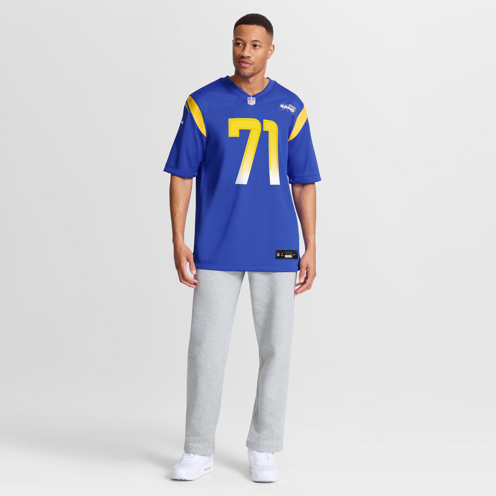 Warren McClendon Jr. Los Angeles Rams Nike Team Game Jersey - Royal Official NFL Team Apparel Football Fan Gear