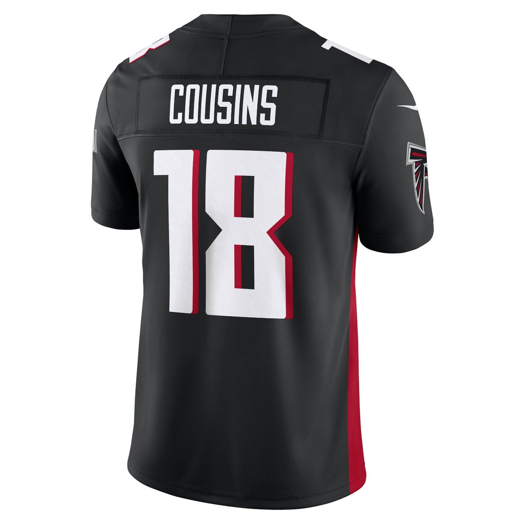 Kirk Cousins Atlanta Falcons Nike Vapor F.U.S.E. Limited Jersey - Black Official NFL Team Apparel Football Fan Gear