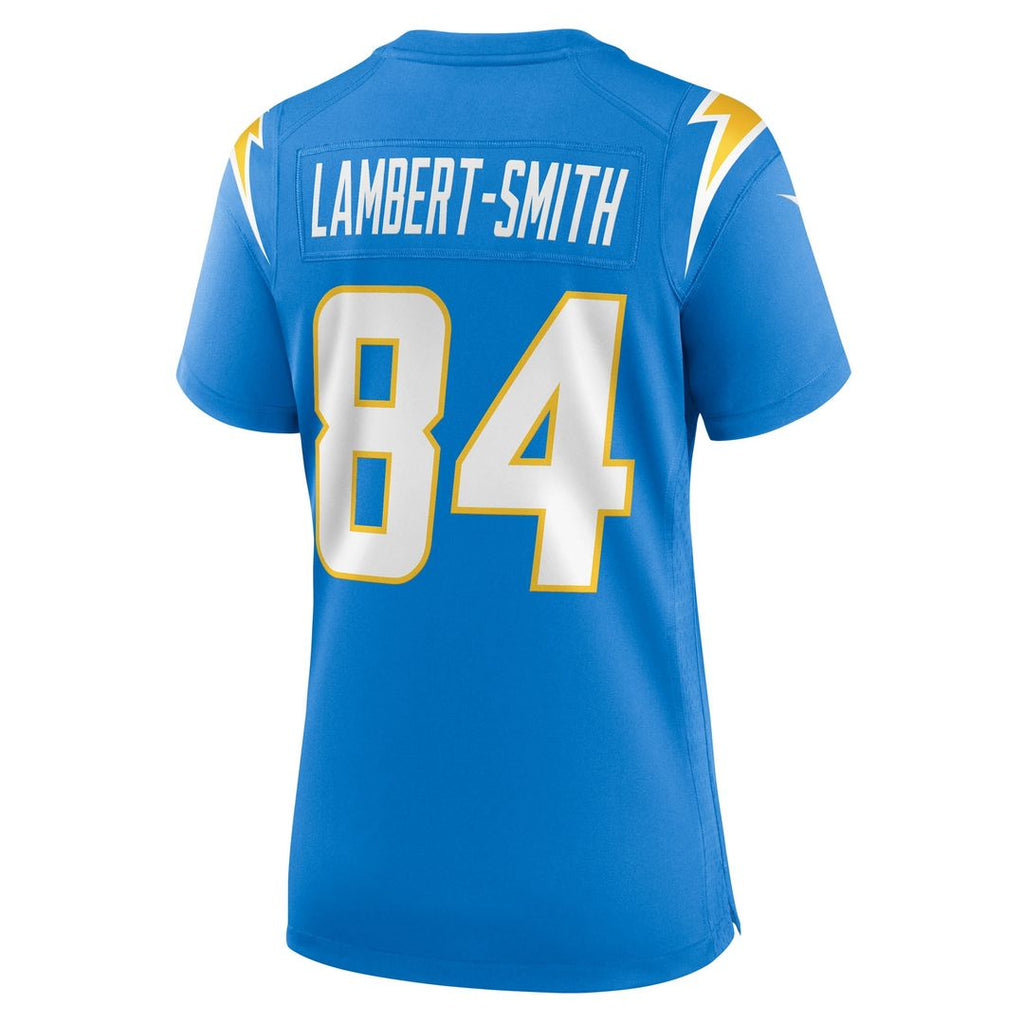 KeAndre Lambert-Smith Los Angeles Chargers Nike Women's Team Game Jersey - Powder Blue Official NFL Team Apparel Football Fan Gear