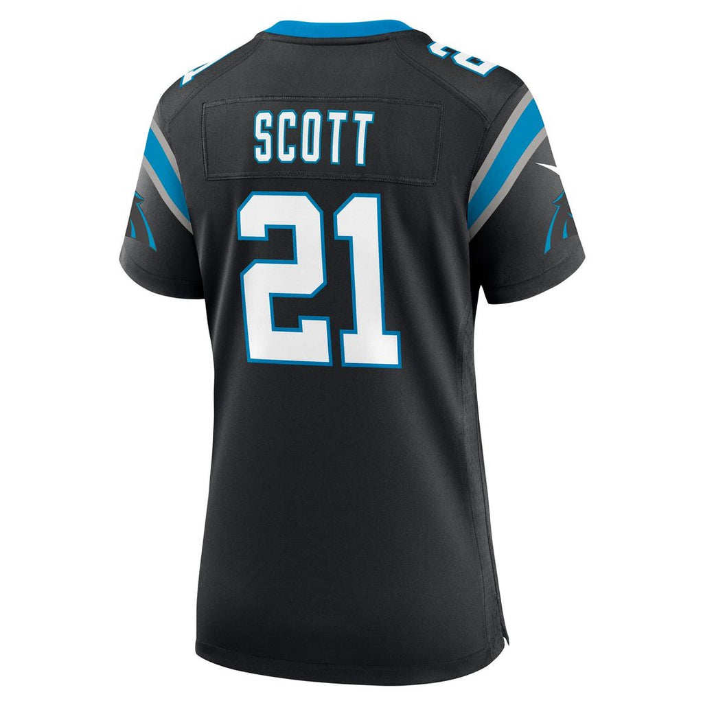 Nick Scott Carolina Panthers Nike Women's Game Jersey - Black Official NFL Team Apparel Football Fan Gear