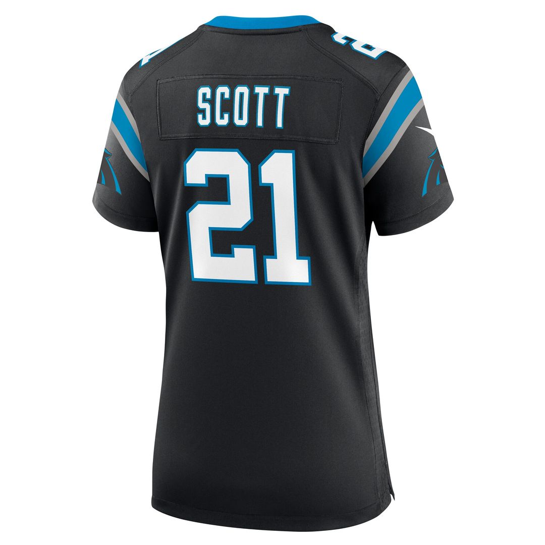 Nick Scott Carolina Panthers Nike Women's Game Jersey - Black Official NFL Team Apparel Football Fan Gear