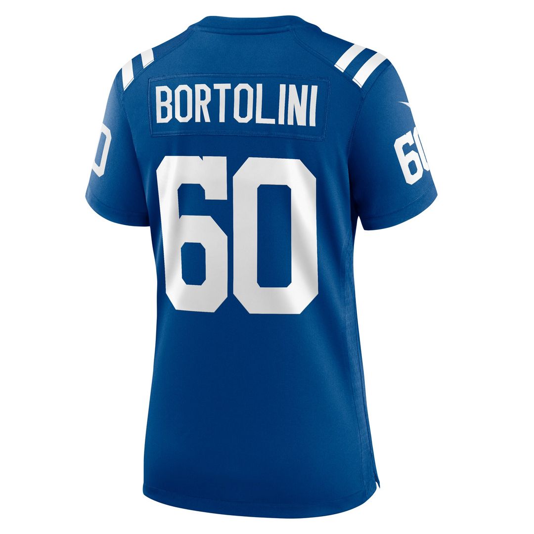 Tanor Bortolini Indianapolis Colts Nike Women's Game Jersey - Royal Official NFL Team Apparel Football Fan Gear