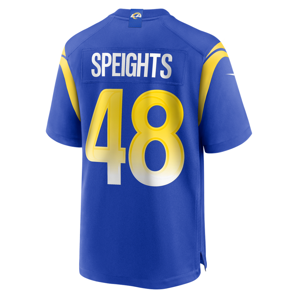 Omar Speights Los Angeles Rams Nike Game Jersey - Royal Official NFL Team Apparel Football Fan Gear