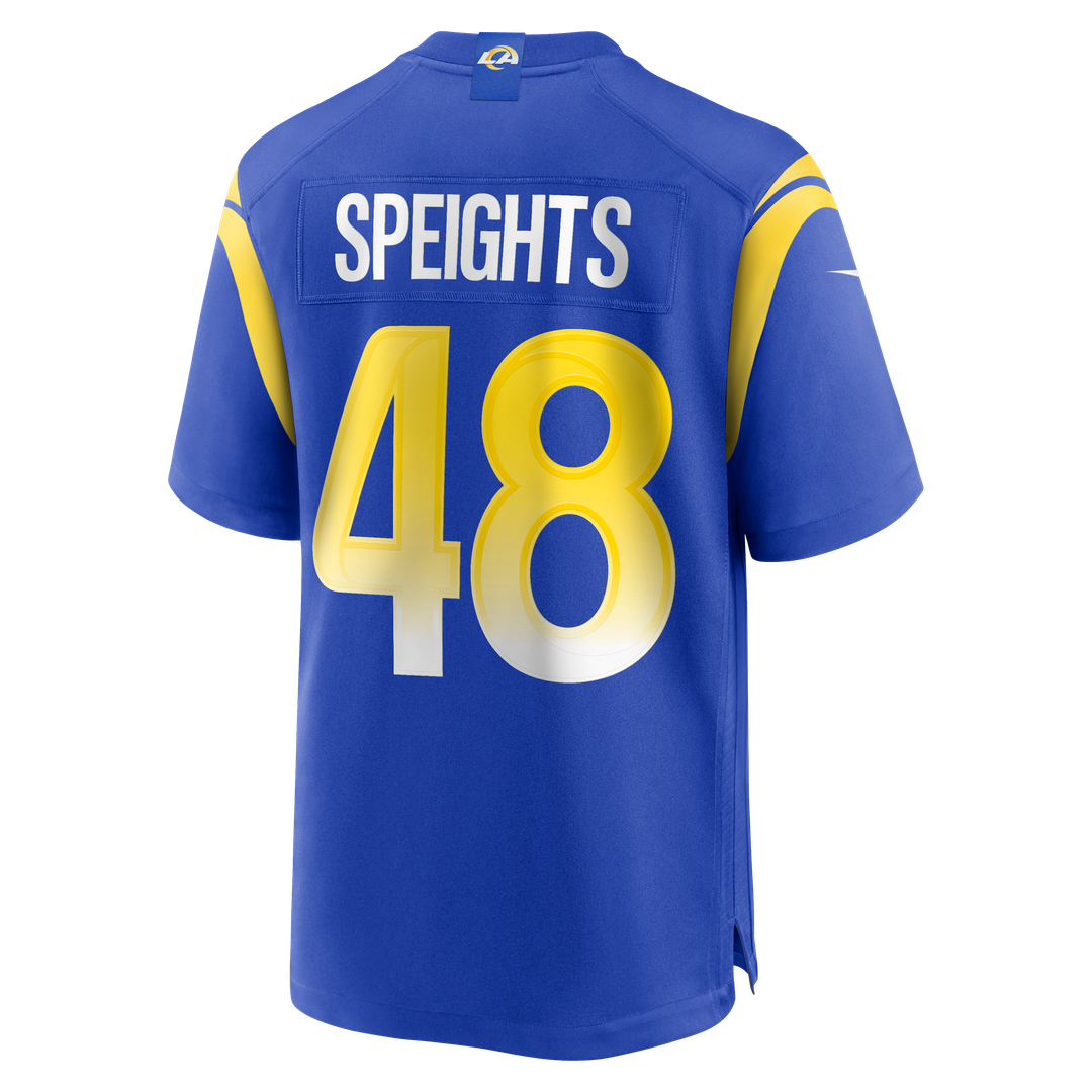 Omar Speights Los Angeles Rams Nike Game Jersey - Royal Official NFL Team Apparel Football Fan Gear