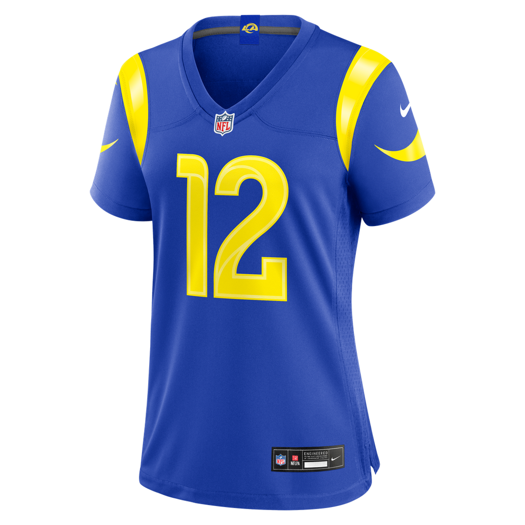 Puka Nacua Los Angeles Rams Nike Women's Game Jersey - Royal Official NFL Team Apparel Football Fan Gear