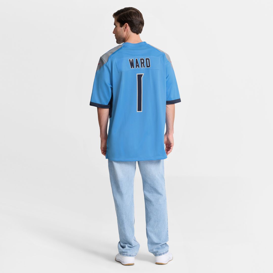 Cameron Ward Tennessee Titans Nike Team Game Jersey - Light Blue Official NFL Team Apparel Football Fan Gear