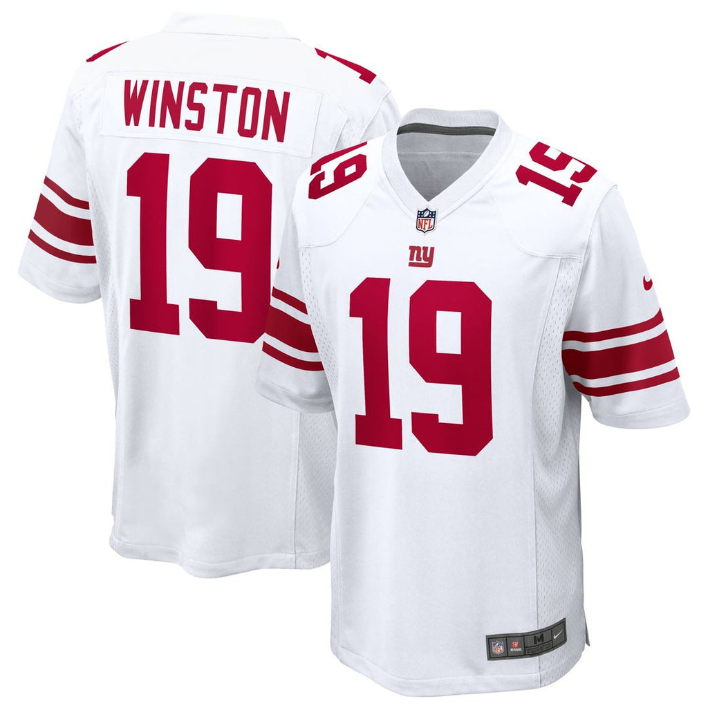 Jameis Winston New York Giants Nike Game Jersey - White Official NFL Team Apparel Football Fan Gear