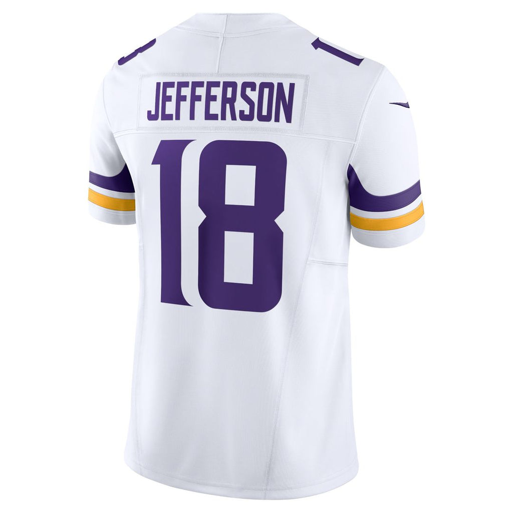 Justin Jefferson Minnesota Vikings Nike Vapor F.U.S.E. Limited Jersey - White Official NFL Team Apparel Football Fan Gear