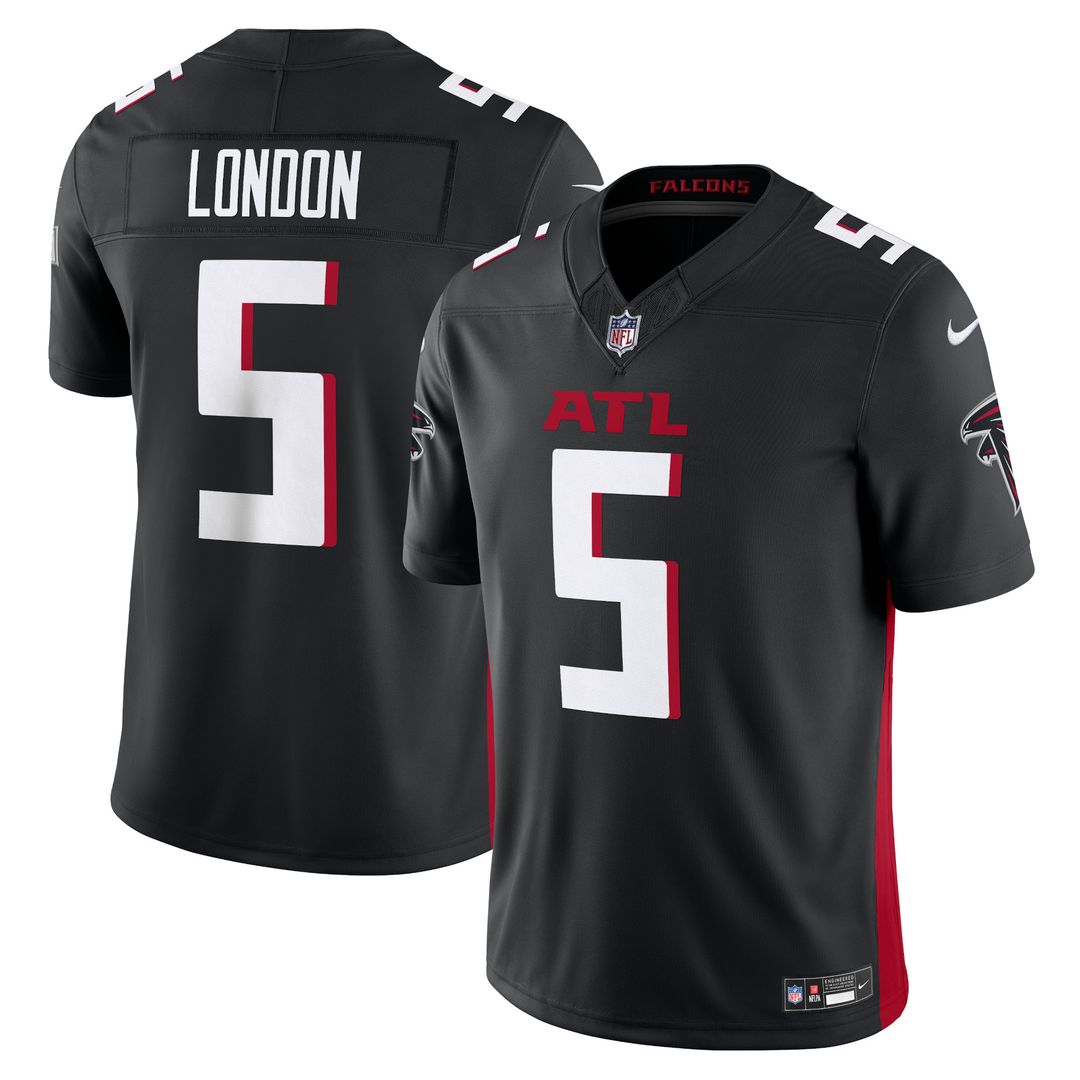 Drake London Atlanta Falcons Nike Vapor F.U.S.E. Limited Jersey - Black Official NFL Team Apparel Football Fan Gear