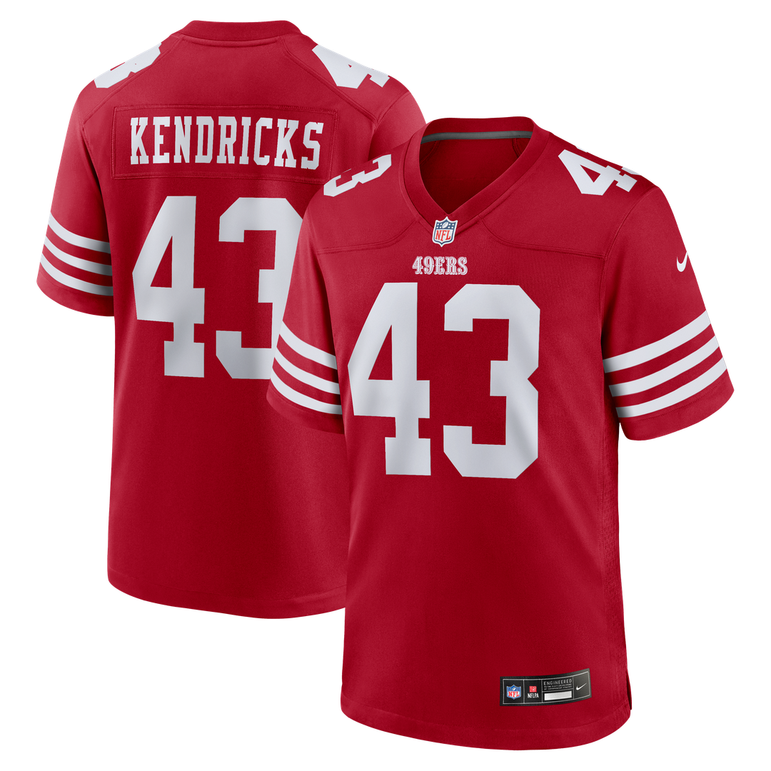 Eric Kendricks San Francisco 49ers Nike Team Game Jersey - Scarlet Official NFL Team Apparel Football Fan Gear