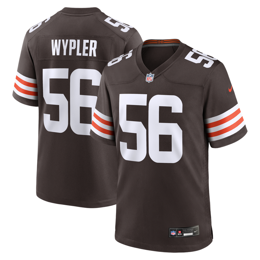 Luke Wypler Cleveland Browns Nike Team Game Jersey - Brown Official NFL Team Apparel Football Fan Gear