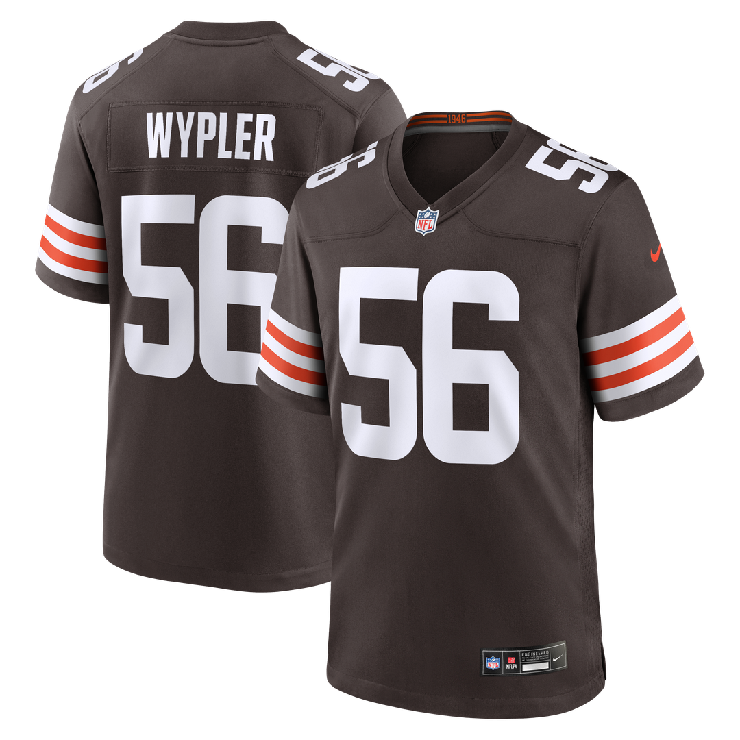 Luke Wypler Cleveland Browns Nike Team Game Jersey - Brown Official NFL Team Apparel Football Fan Gear