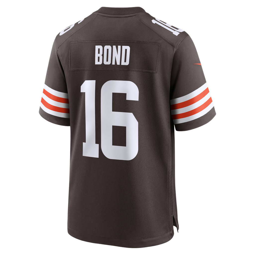 Isaiah Bond Cleveland Browns Nike Team Game Jersey - Brown Official NFL Team Apparel Football Fan Gear