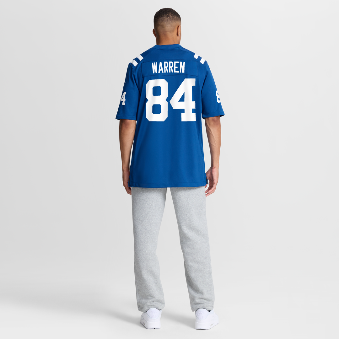 Tyler Warren Indianapolis Colts Nike Team Game Jersey - Royal Official NFL Team Apparel Football Fan Gear