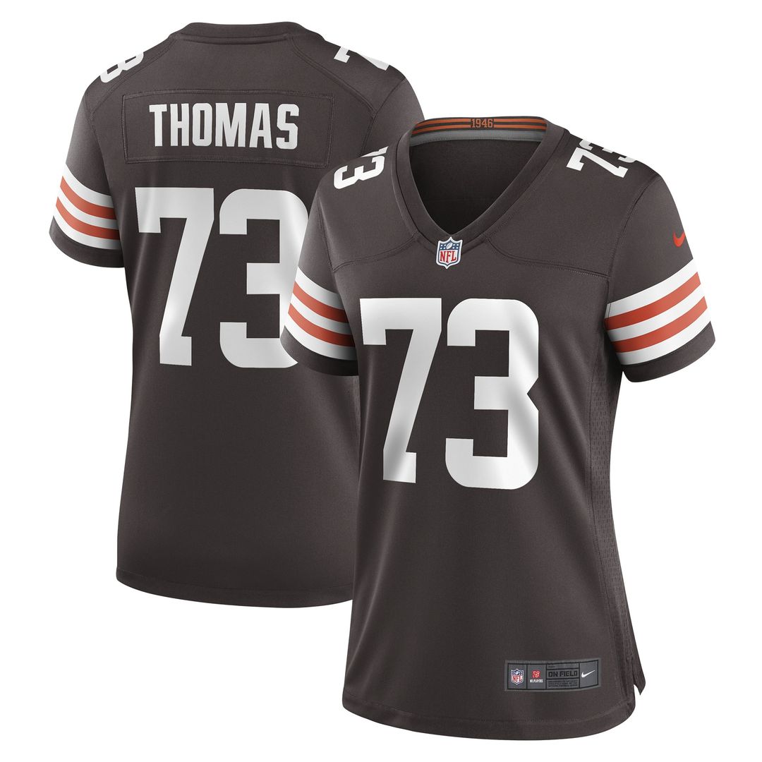 Joe Thomas Cleveland Browns Nike Women's Retired Game Player Jersey - Brown Official NFL Team Apparel Football Fan Gear