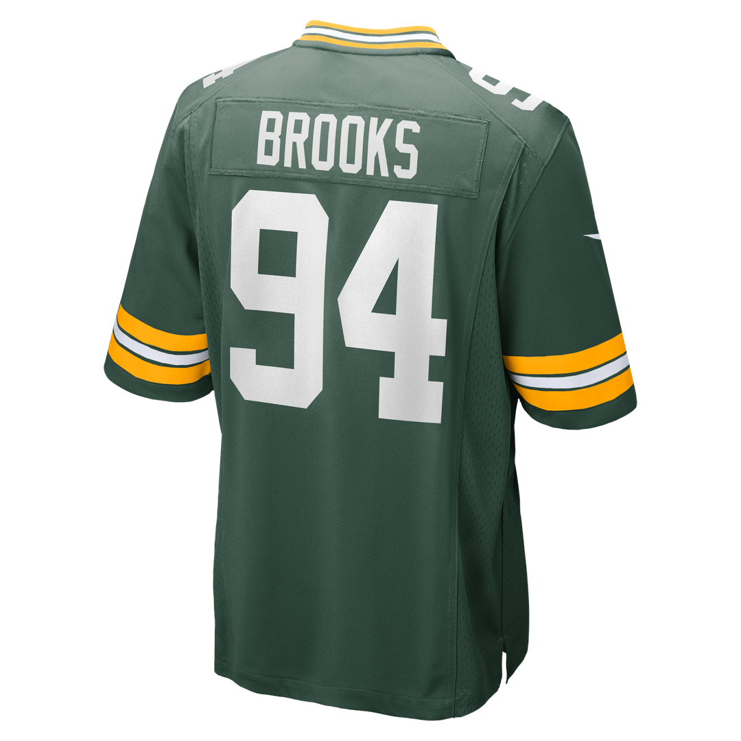 Karl Brooks Green Bay Packers Nike Game Jersey - Green Official NFL Team Apparel Football Fan Gear