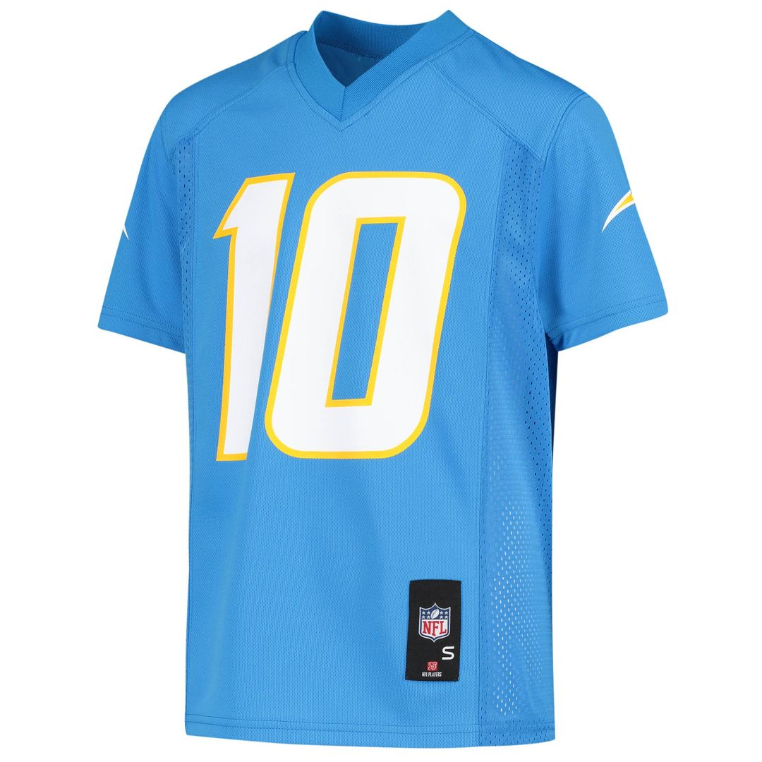 Justin Herbert Los Angeles Chargers Youth Replica Player Jersey - Powder Blue Official NFL Team Apparel Football Fan Gear