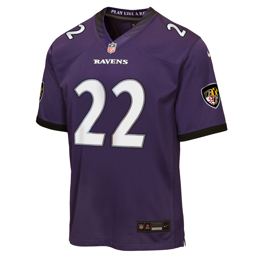 Derrick Henry Baltimore Ravens Nike Youth Game Jersey - Purple Official NFL Team Apparel Football Fan Gear