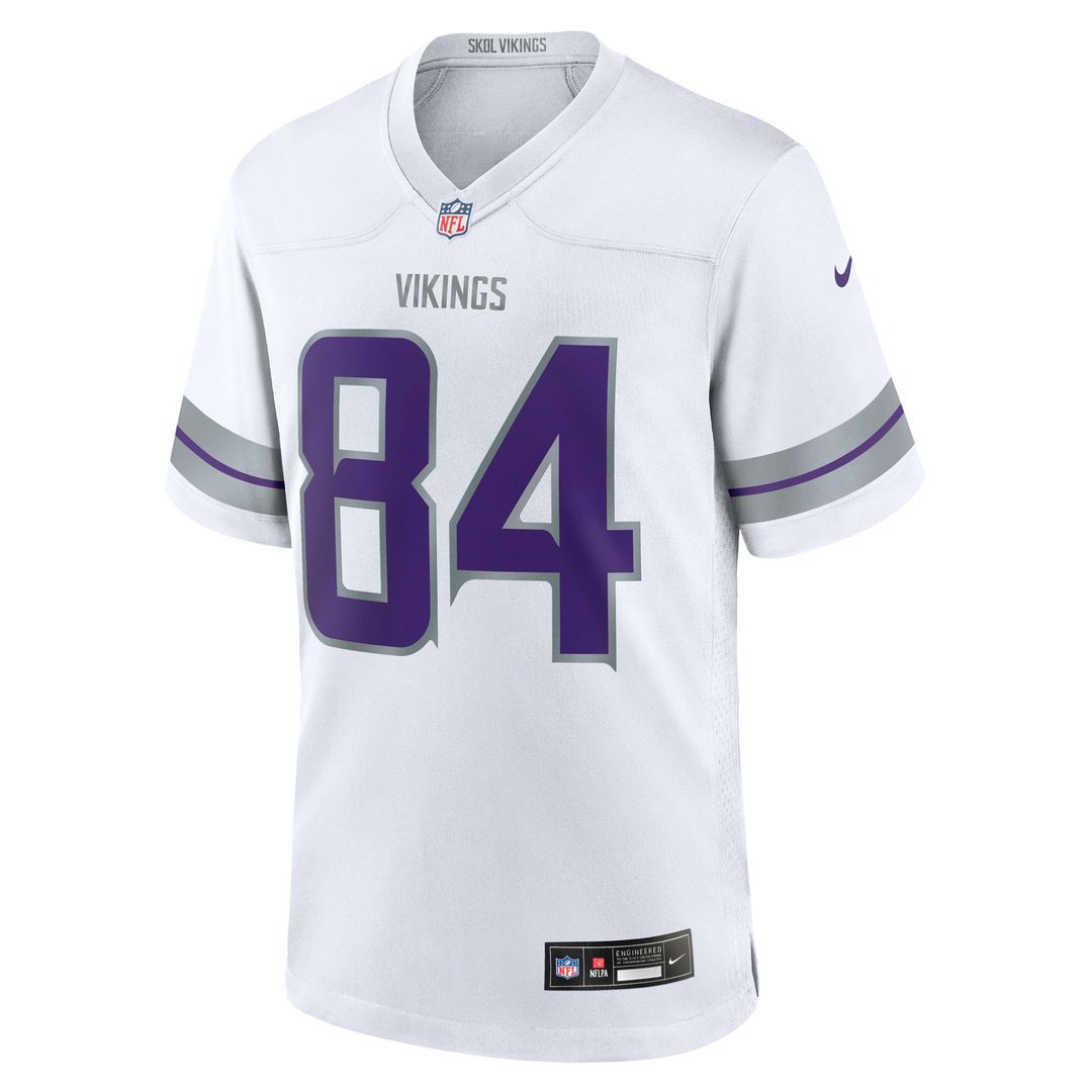 Randy Moss Minnesota Vikings Nike Alternate Retired Player Game Jersey - White Official NFL Team Apparel Football Fan Gear