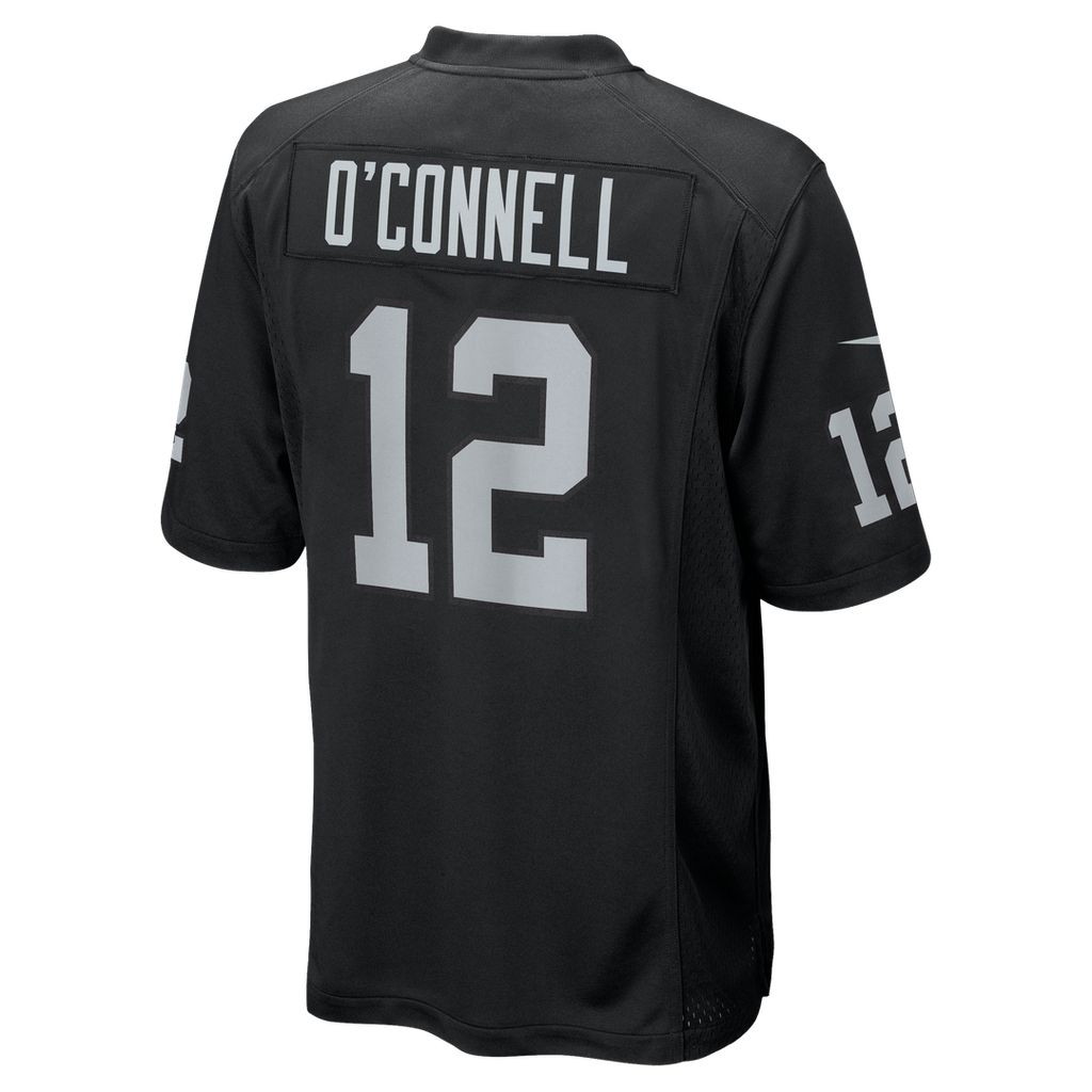 Aidan O'Connell Las Vegas Raiders Nike Team Game Jersey - Black Official NFL Team Apparel Football Fan Gear