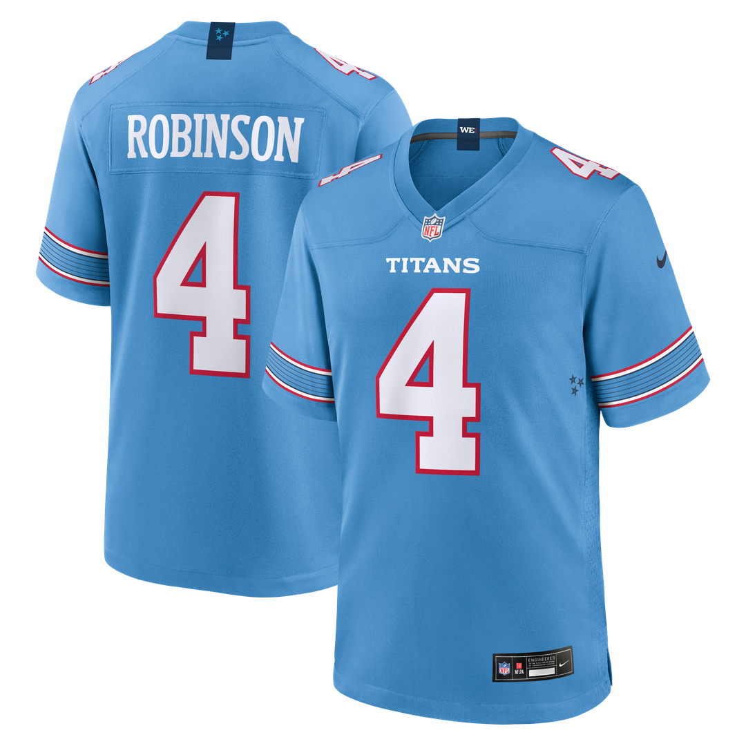 Wan'Dale Robinson Tennessee Titans Nike Game Jersey - White Official NFL Team Apparel Football Fan Gear