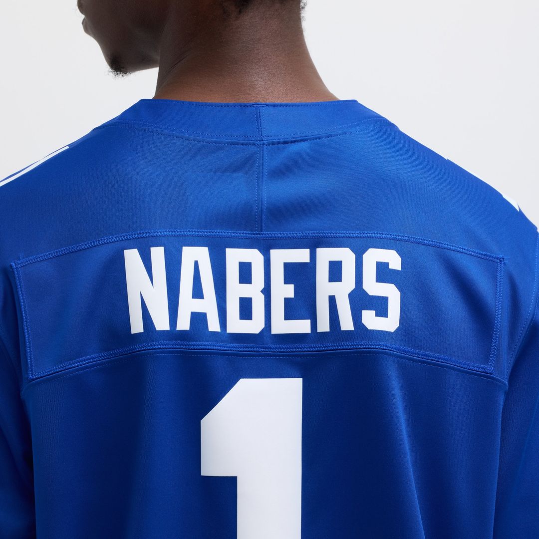 Malik Nabers New York Giants Nike Vapor F.U.S.E. Limited Jersey - Royal Official NFL Team Apparel Football Fan Gear