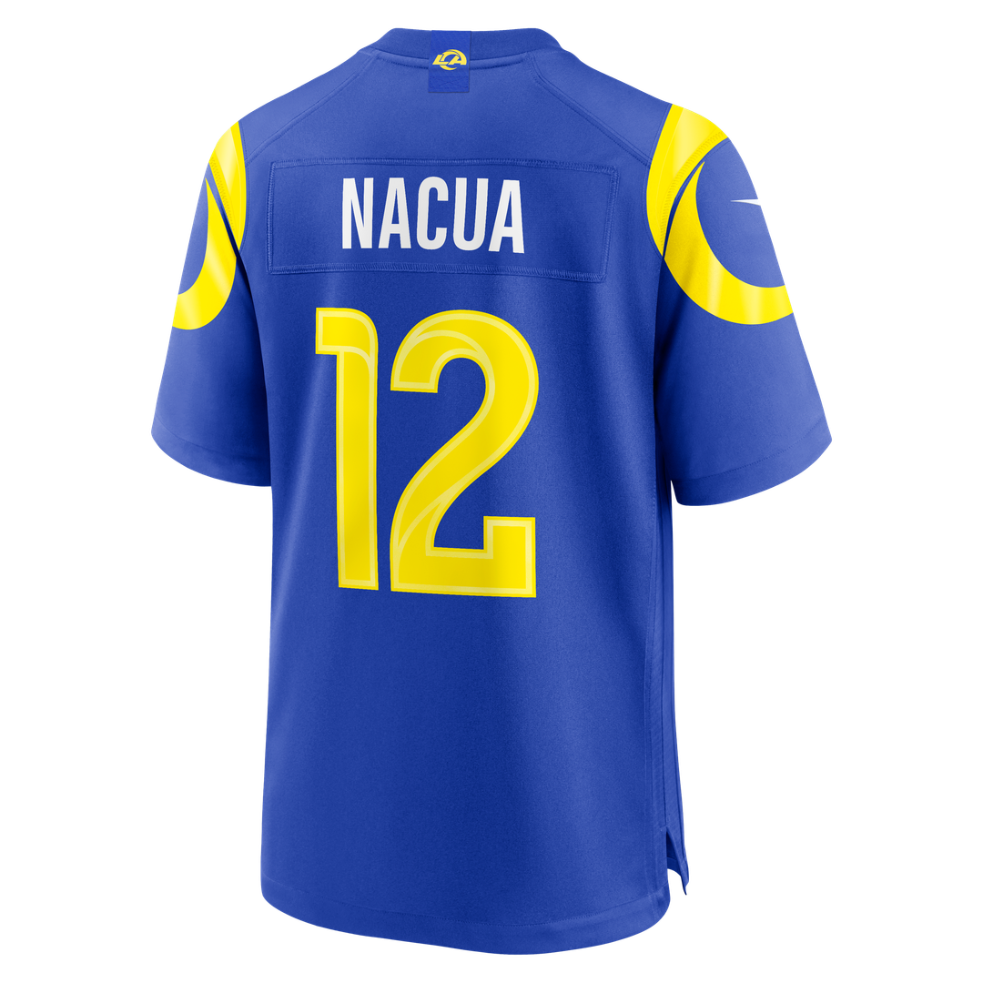 Puka Nacua Los Angeles Rams Nike White Game Player Jersey - White Official NFL Team Apparel Football Fan Gear