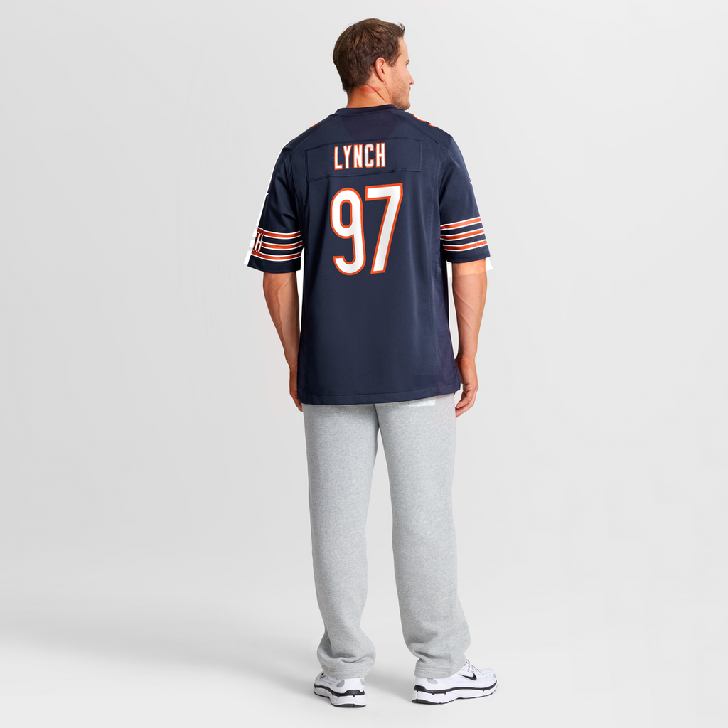 James Lynch Chicago Bears Nike Team Game Jersey - Navy Official NFL Team Apparel Football Fan Gear