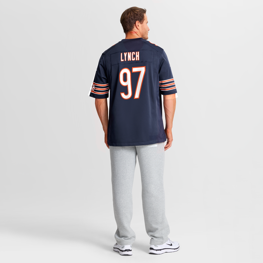 James Lynch Chicago Bears Nike Team Game Jersey - Navy Official NFL Team Apparel Football Fan Gear