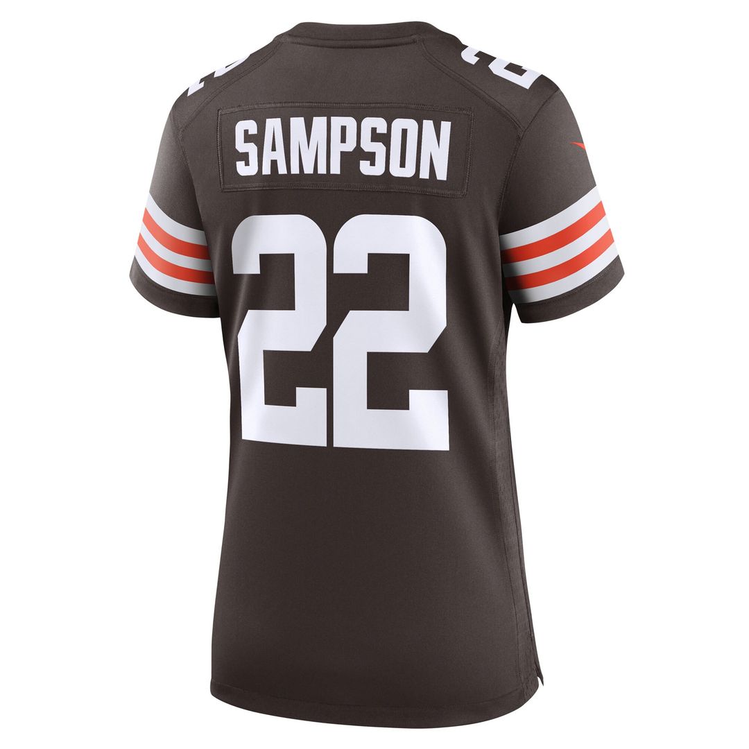 Dylan Sampson Cleveland Browns Nike Women's Team Game Jersey - Brown Official NFL Team Apparel Football Fan Gear