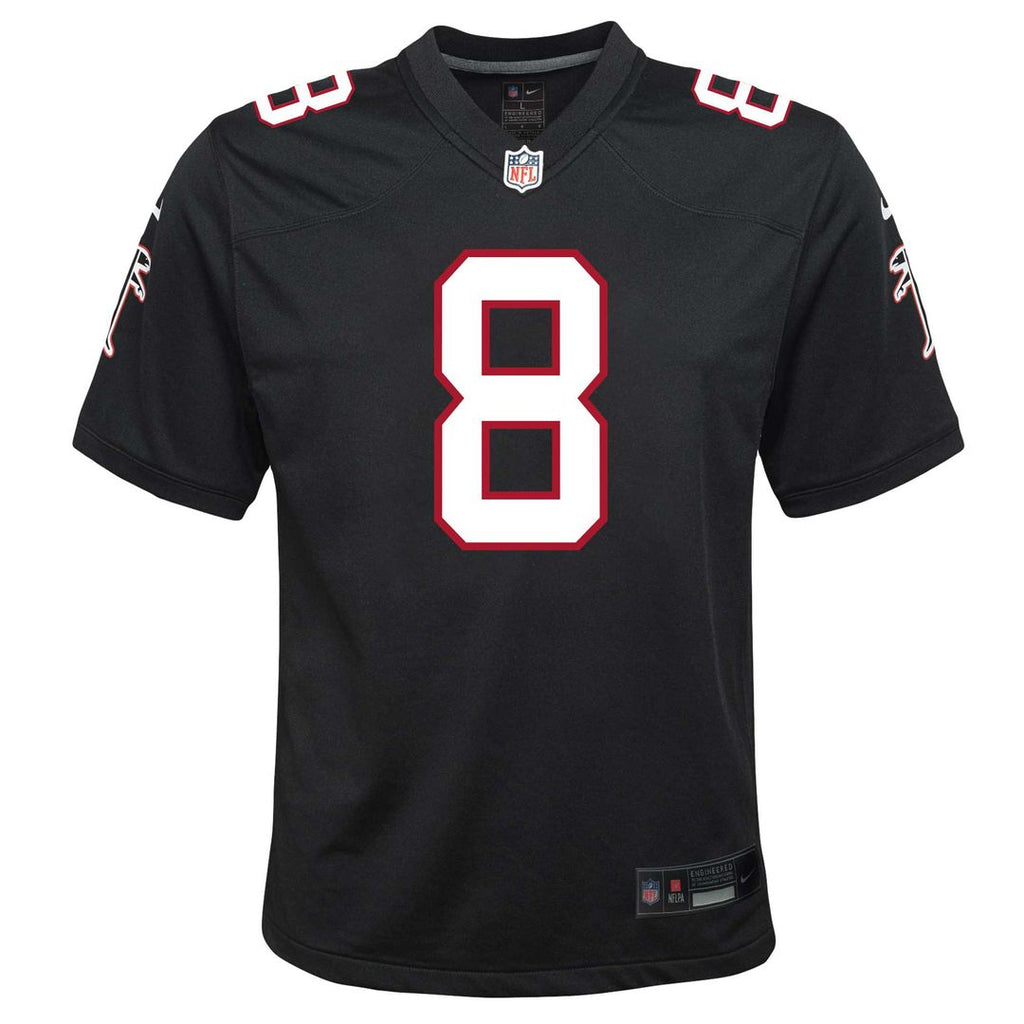 Kyle Pitts Sr. Atlanta Falcons Nike Youth Game Jersey - Black Official NFL Team Apparel Football Fan Gear