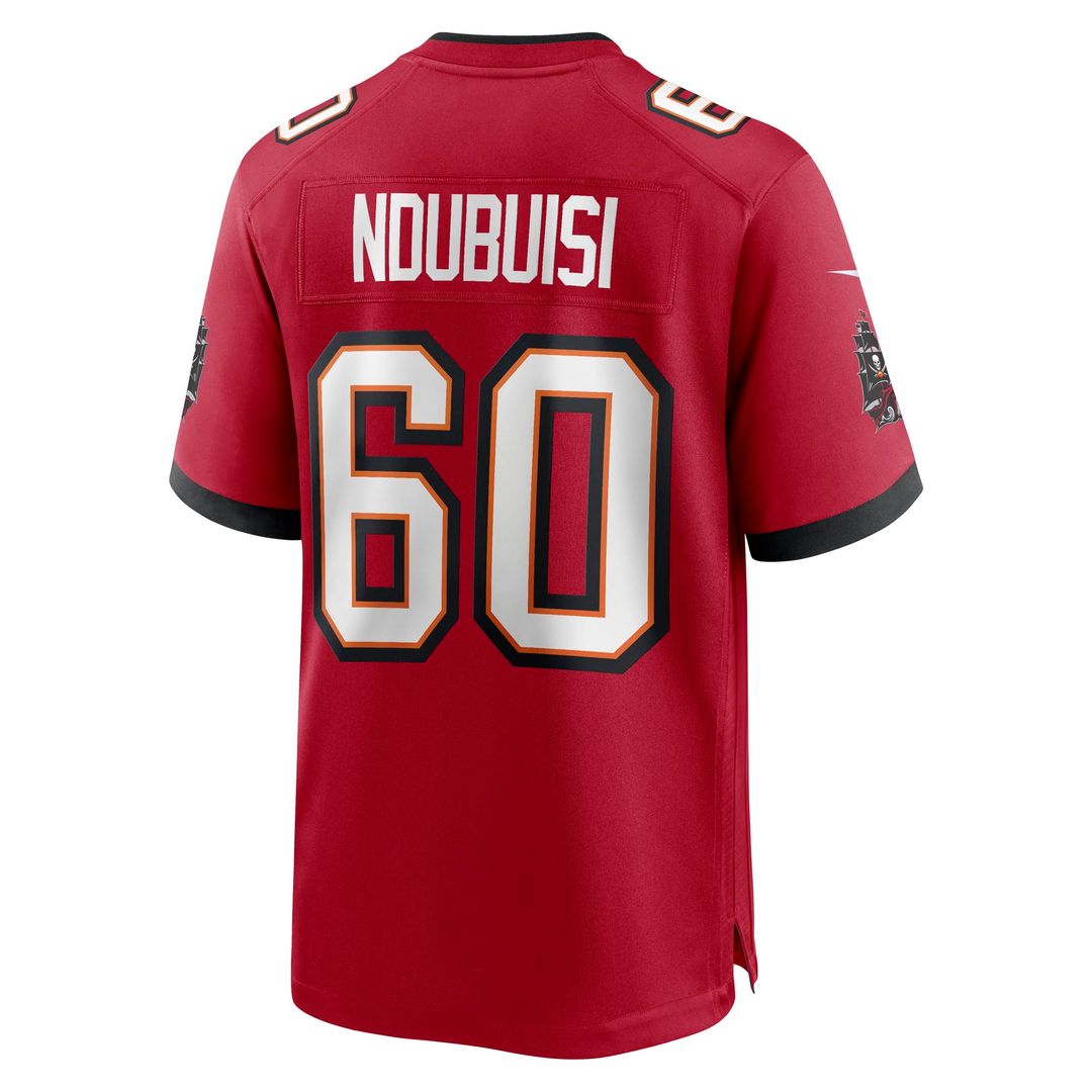 Haggai Ndubuisi Tampa Bay Buccaneers Nike Team Game Jersey - Red Official NFL Team Apparel Football Fan Gear