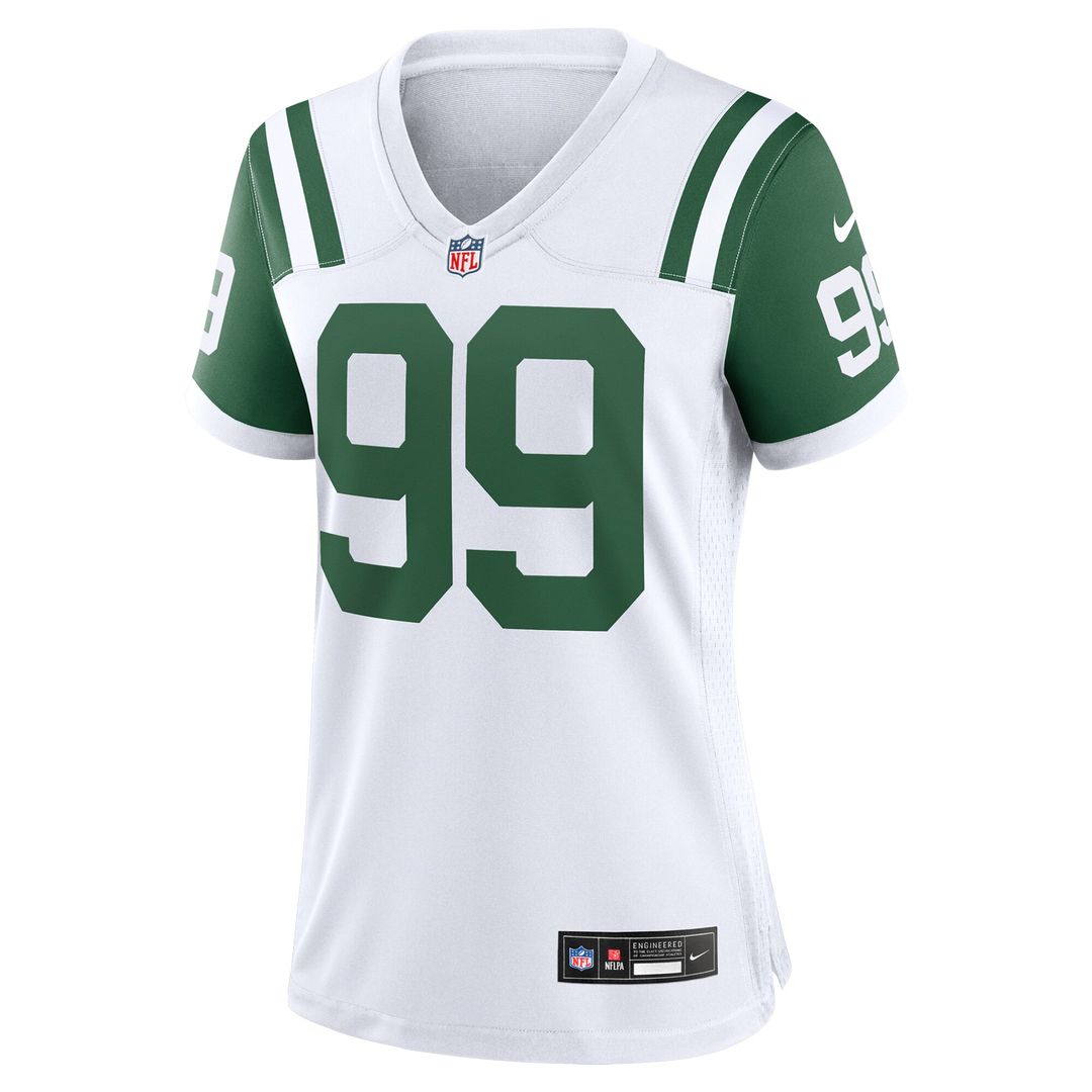 Mark Gastineau New York Jets Nike Women's Classic Alternate Retired Player Game Jersey - White Official NFL Team Apparel Football Fan Gear