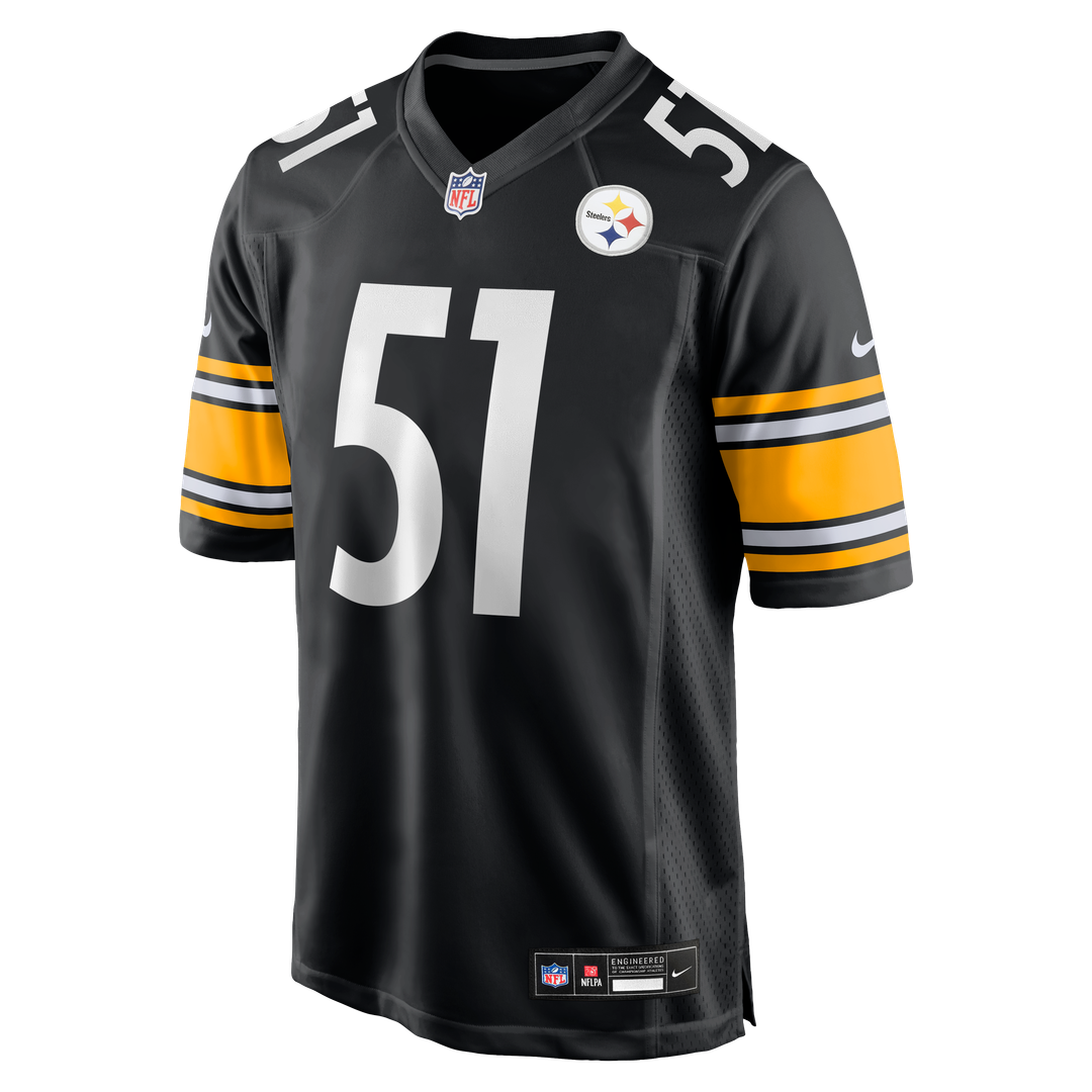 Nick Herbig Pittsburgh Steelers Nike Game Jersey - Black Official NFL Team Apparel Football Fan Gear