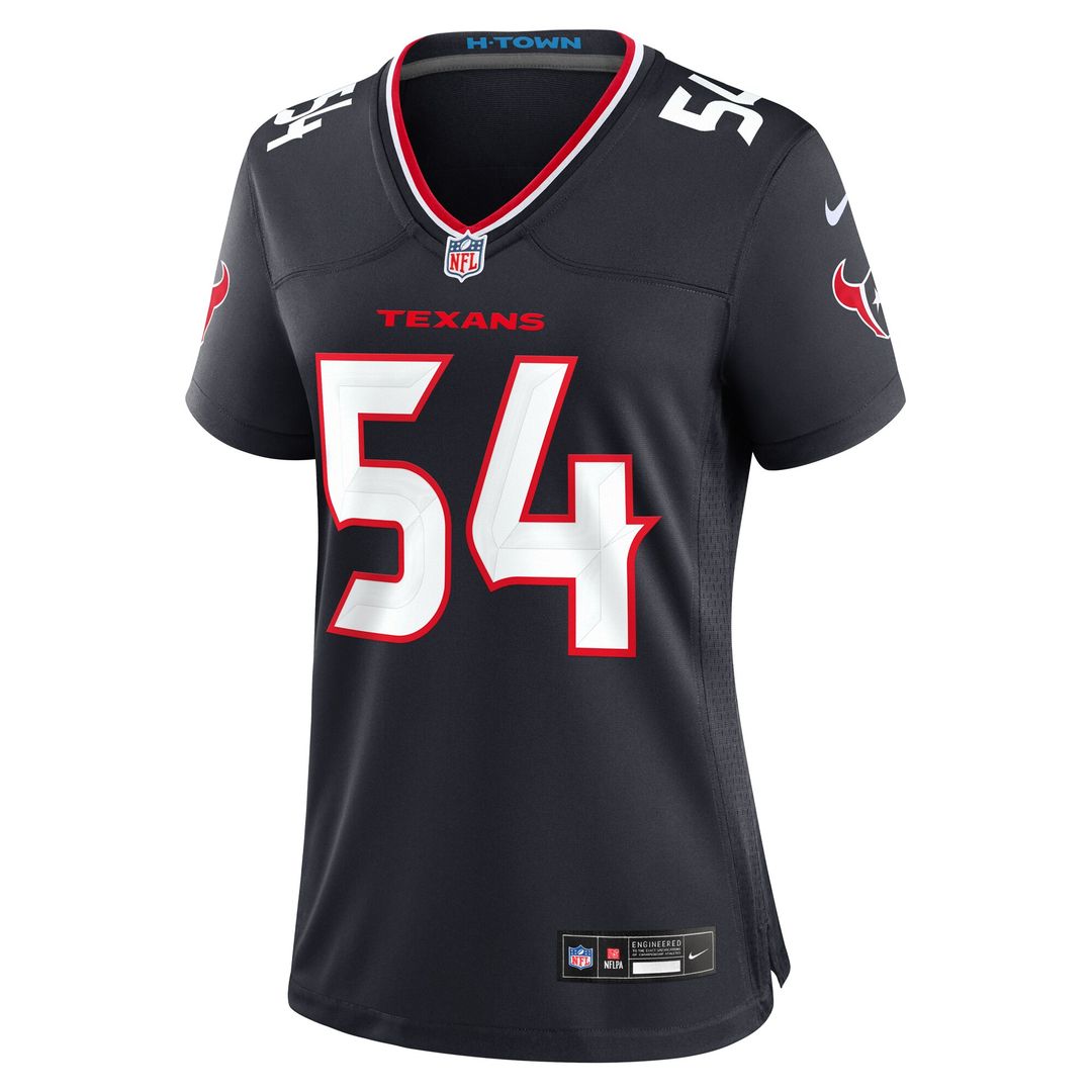 Jarrett Patterson Houston Texans Nike Women's Team Game Jersey - Navy Official NFL Team Apparel Football Fan Gear