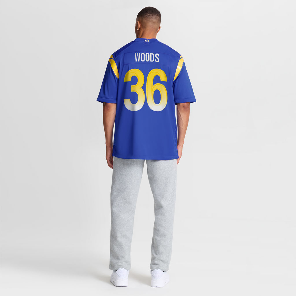 Charles Woods Los Angeles Rams Nike Game Jersey - Royal Official NFL Team Apparel Football Fan Gear