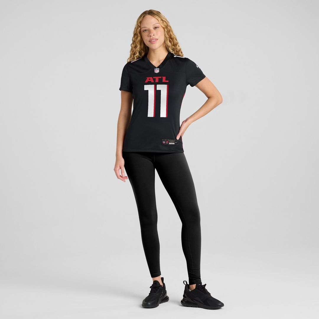 Jalon Walker Atlanta Falcons Nike Women's Team Game Jersey - Black Official NFL Team Apparel Football Fan Gear