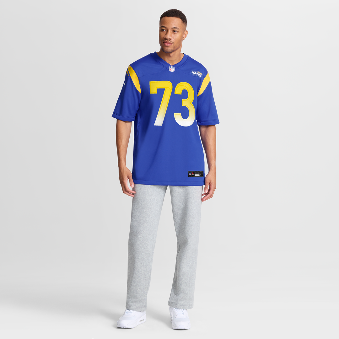 Steve Avila Los Angeles Rams Nike Home Game Jersey - Royal Official NFL Team Apparel Football Fan Gear