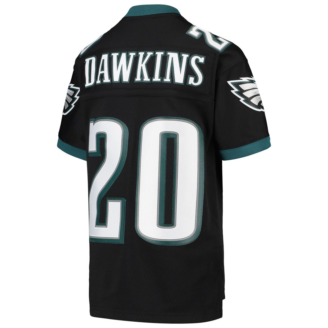 Brian Dawkins Philadelphia Eagles Mitchell & Ness Youth 2004 Legacy Retired Player Jersey - Black Official NFL Team Apparel Football Fan Gear