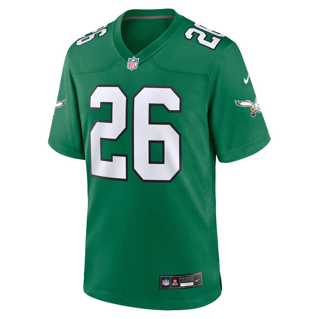 Saquon Barkley Philadelphia Eagles Nike Team Game Jersey - Midnight Green Official NFL Team Apparel Football Fan Gear