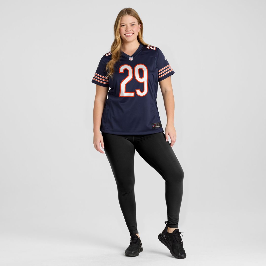 Tyrique Stevenson Chicago Bears Nike Women's Game Jersey - Navy Official NFL Team Apparel Football Fan Gear