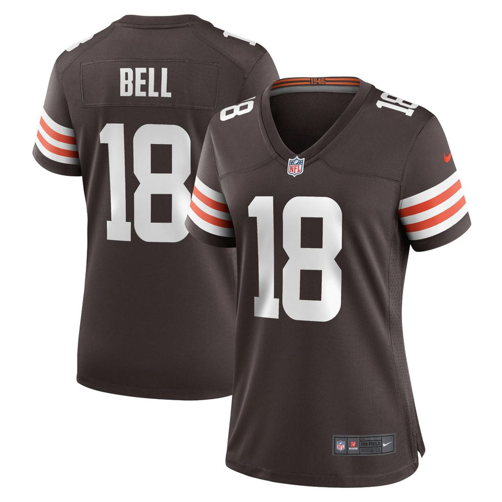 David Bell Cleveland Browns Nike Women's Game Jersey - Brown Official NFL Team Apparel Football Fan Gear