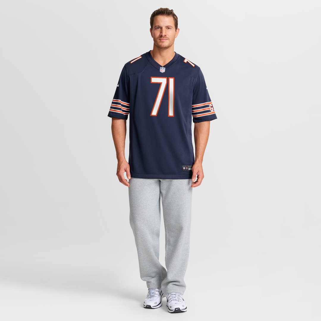 Ryan Bates Chicago Bears Nike Game Jersey - Navy Official NFL Team Apparel Football Fan Gear