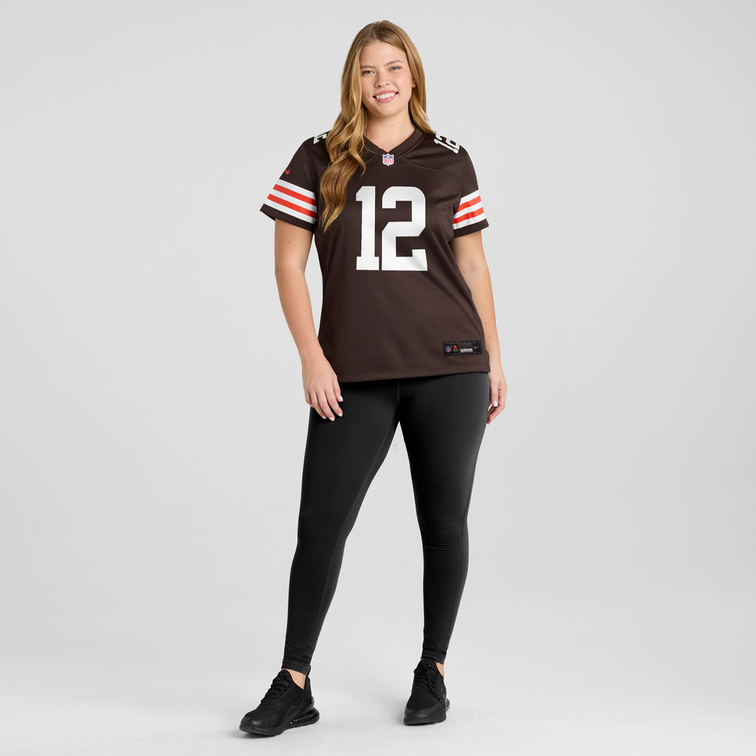 Denzel Boston Cleveland Browns Nike Women's Team Game Jersey - Brown Official NFL Team Apparel Football Fan Gear