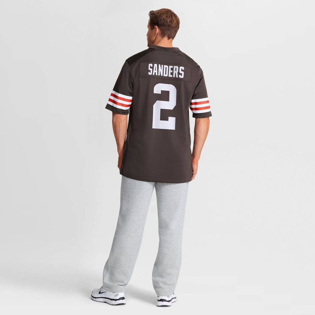 Shedeur Sanders Cleveland Browns Nike Game Jersey - Brown Official NFL Team Apparel Football Fan Gear