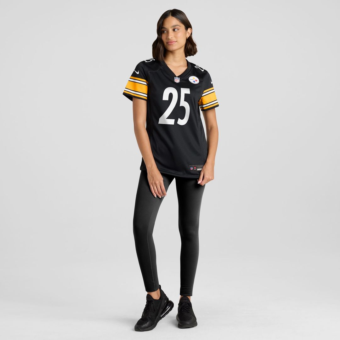DeShon Elliott Pittsburgh Steelers Nike Women's Team Game Jersey - Black Official NFL Team Apparel Football Fan Gear