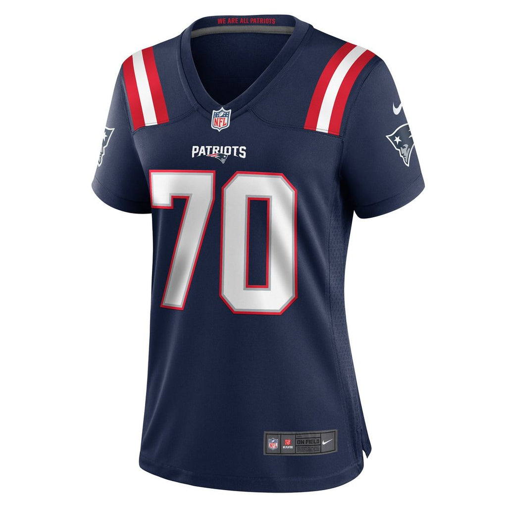 Caedan Wallace New England Patriots Nike Women's Game Jersey - Navy Official NFL Team Apparel Football Fan Gear