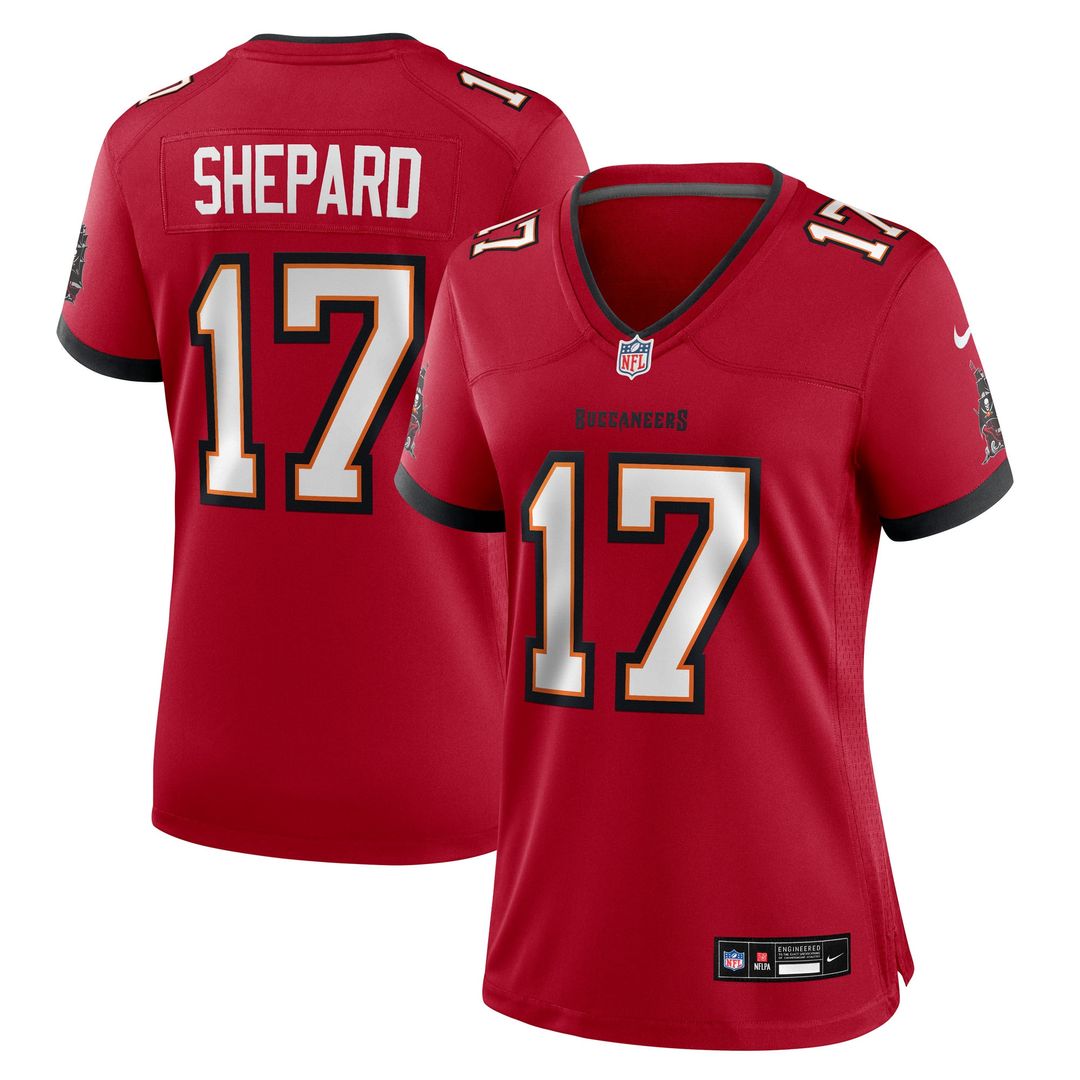 Sterling Shepard Tampa Bay Buccaneers Nike Women's Team Game Jersey - Red Official NFL Team Apparel Football Fan Gear