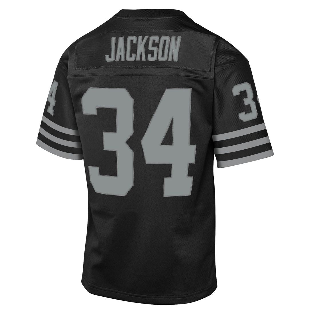 Bo Jackson Las Vegas Raiders Mitchell & Ness Youth 1988 Throwback Fashion Jersey - Black Official NFL Team Apparel Football Fan Gear